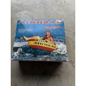 Vtg Airhead Blast Towable Tube Boating Hotshot Rider Heavy Duty Floating Water